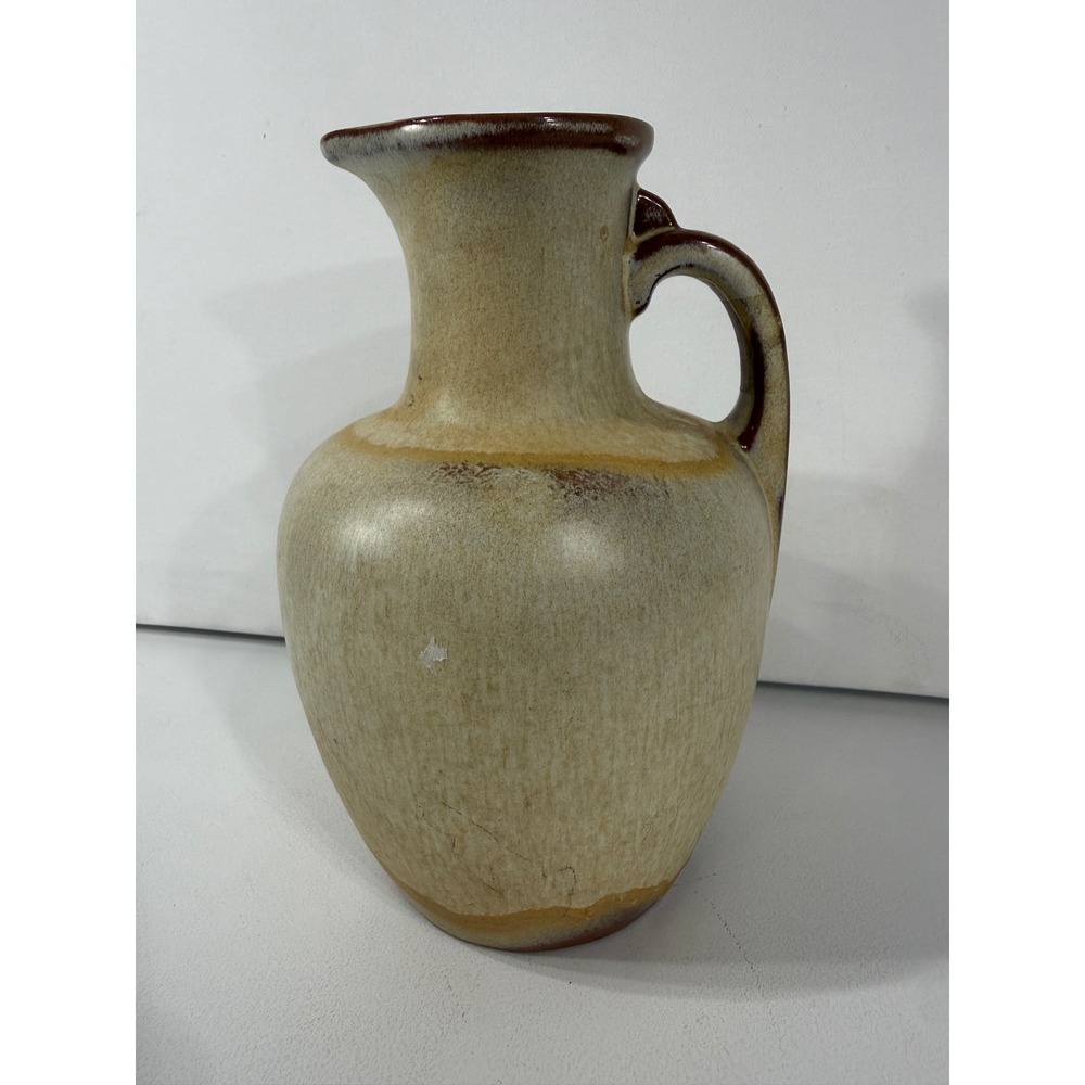 Frankoma Pottery Desert Gold Pitcher 8 Handled 24 oz Oklahoma Red Clay Vtg